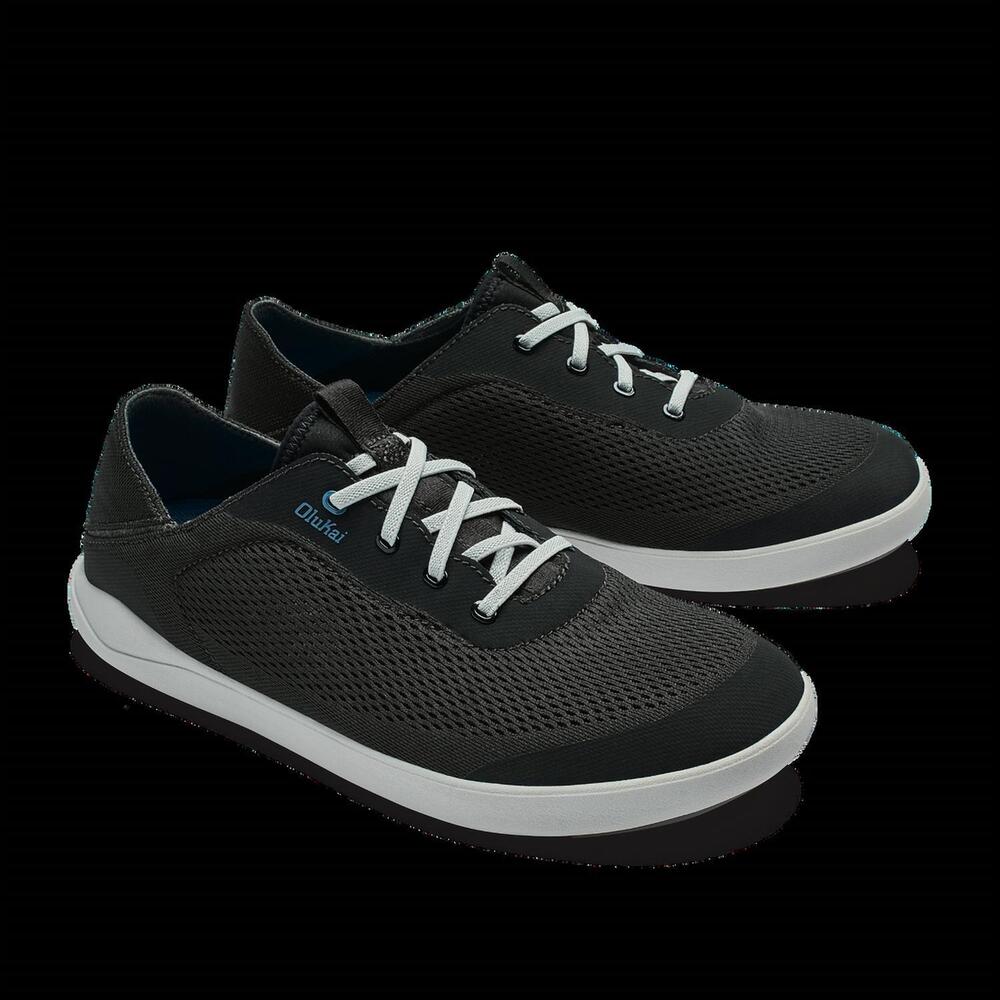 NEW OLUKAI men's moku pae shoes in black